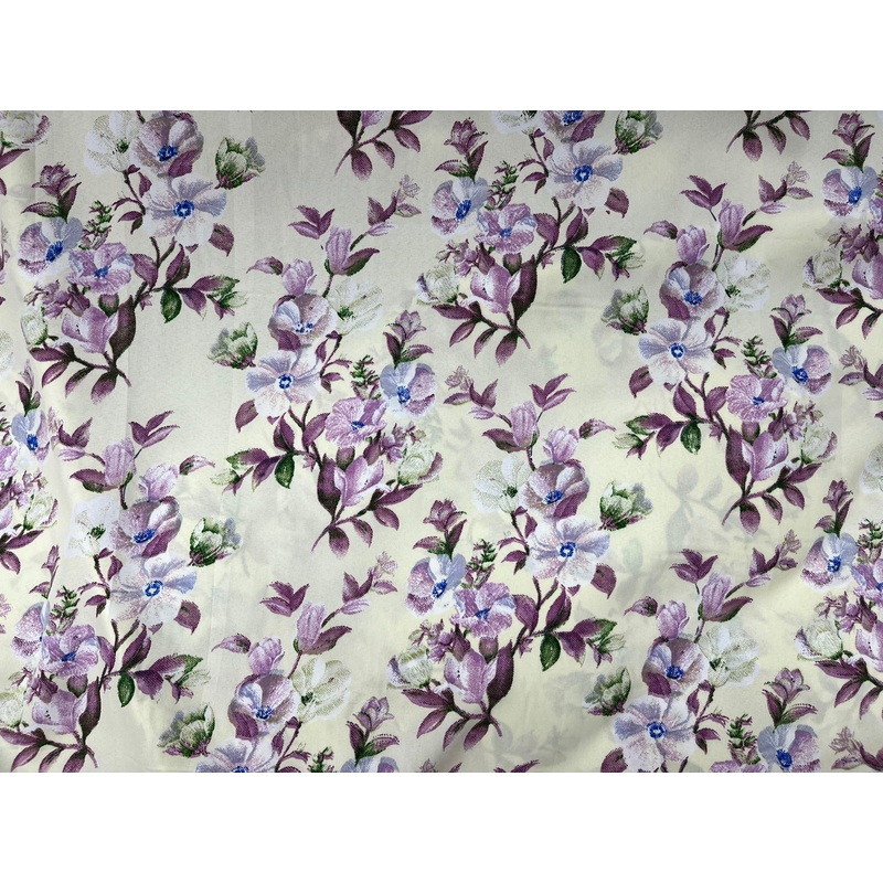 Petal – Clearance Printed Crepe Fabric Buttercup