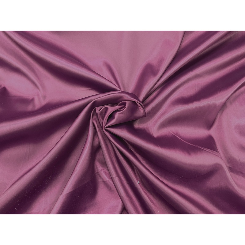 Plain Stretch Satin Fabric Aubergine
