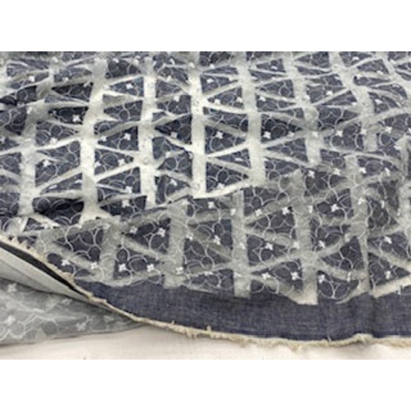 Vintage Denim Tulle – 1.94 Metre Length (SLIGHT DEFECT) LAST CHANCE TO BUY!