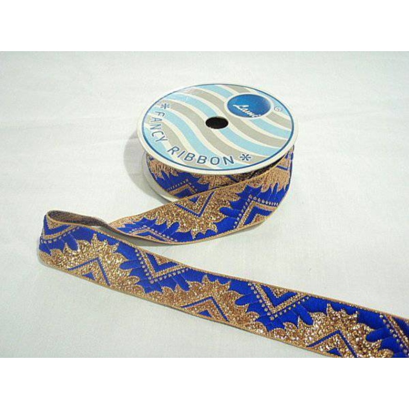 Jacquard Ribbon Royal