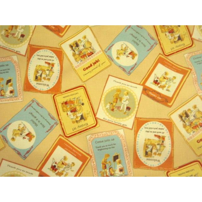 Vintage Print – Cotton Poplin Patchwork Cream