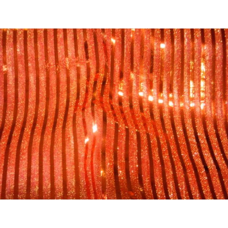 Foil Striped – Jersey Knit Red/Black