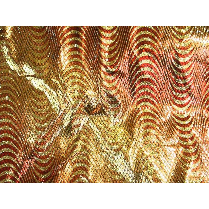 Glitter Crescent – Magic Foil Maroon/Gold