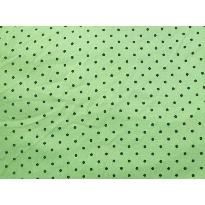 Polka Dot – Cotton Jersey Print Green