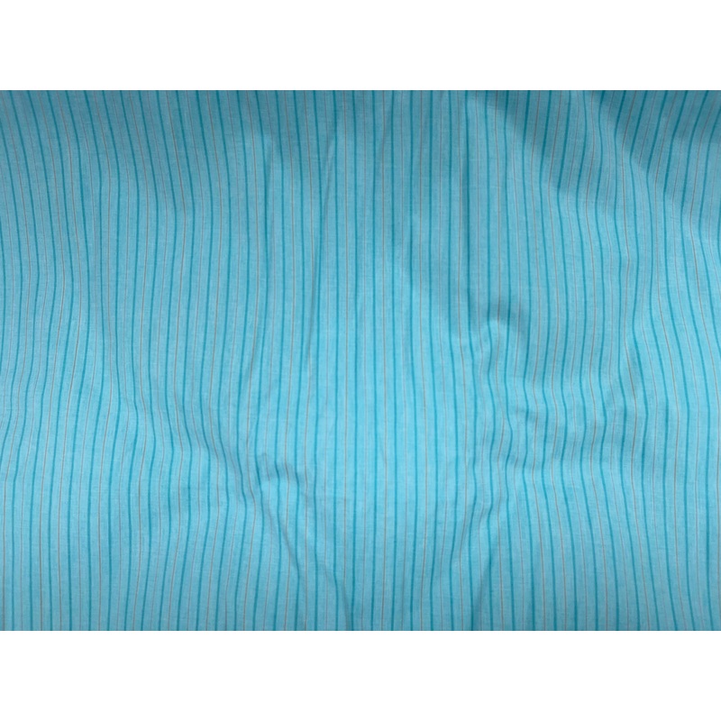 Striped Shirting Fabric – Dual Lines Aqua