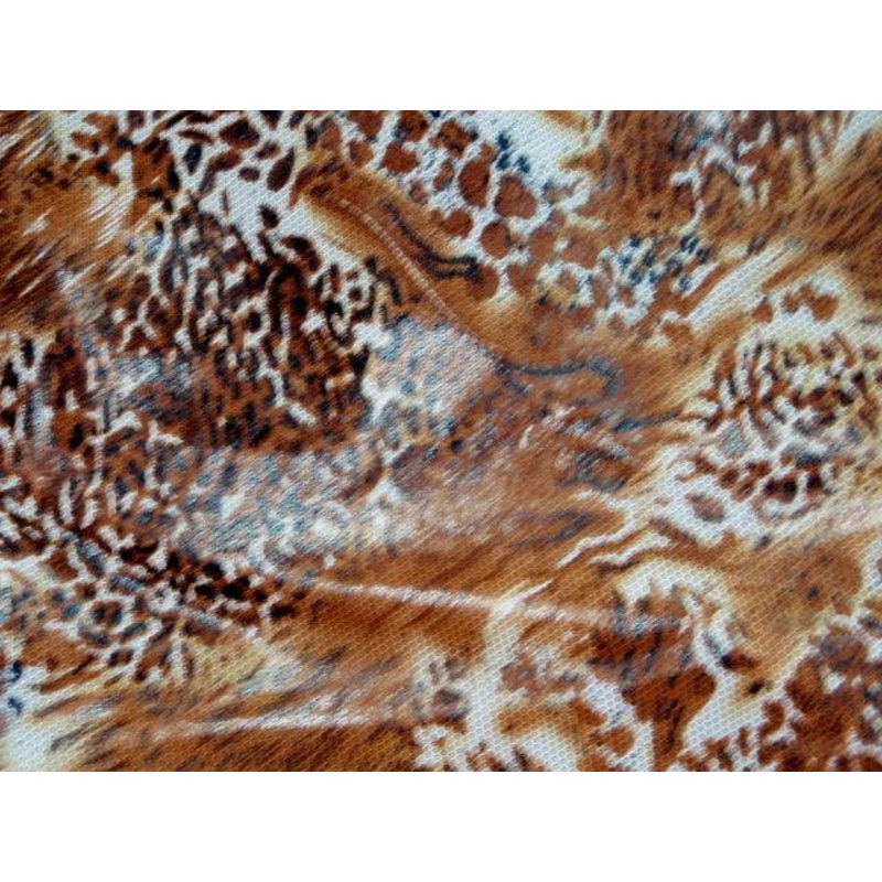 Wet-Look Jersey Russet