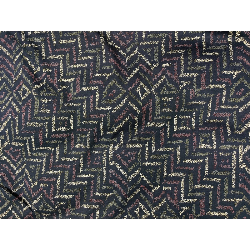 Modal Jersey Fabric – Geometry Navy