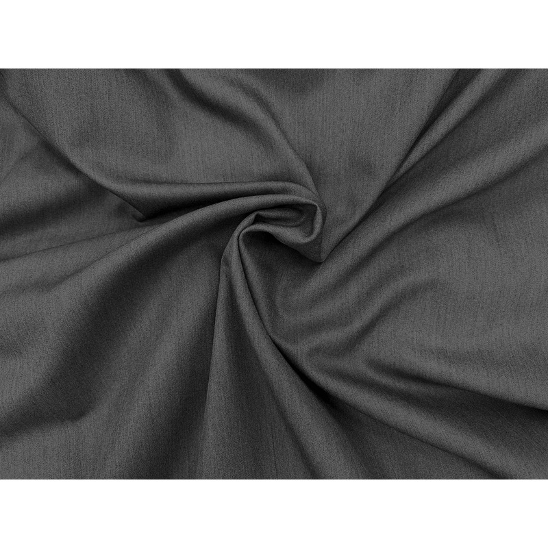 Plain Gaberdine Fabric Charcoal