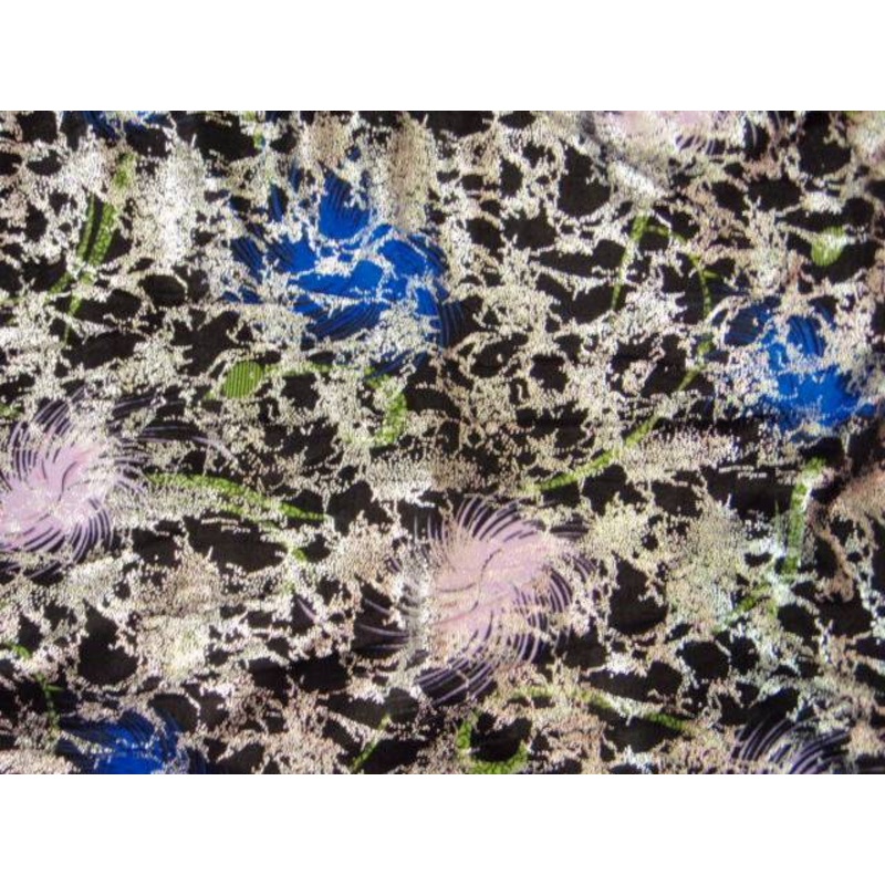 Abstract Design 4 – 2 way Stretch Jersey Blue/Pink