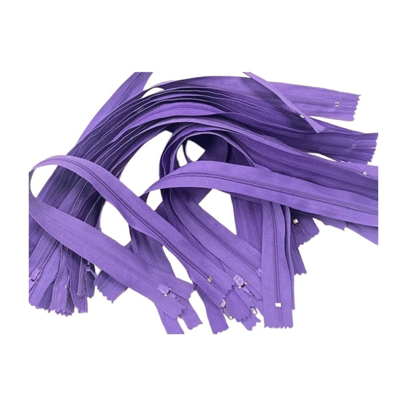 Dressmaking Zips – Closed End (14″/16″/18″) 14″ Purple