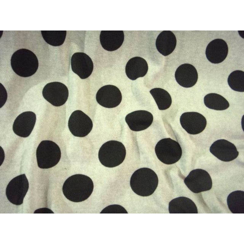 Grey/Black Polka Dots – Knitted Jersey Grey/Black