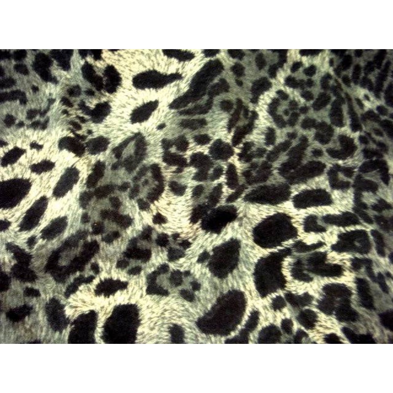 Leopard Print – Knitted Jersey Grey