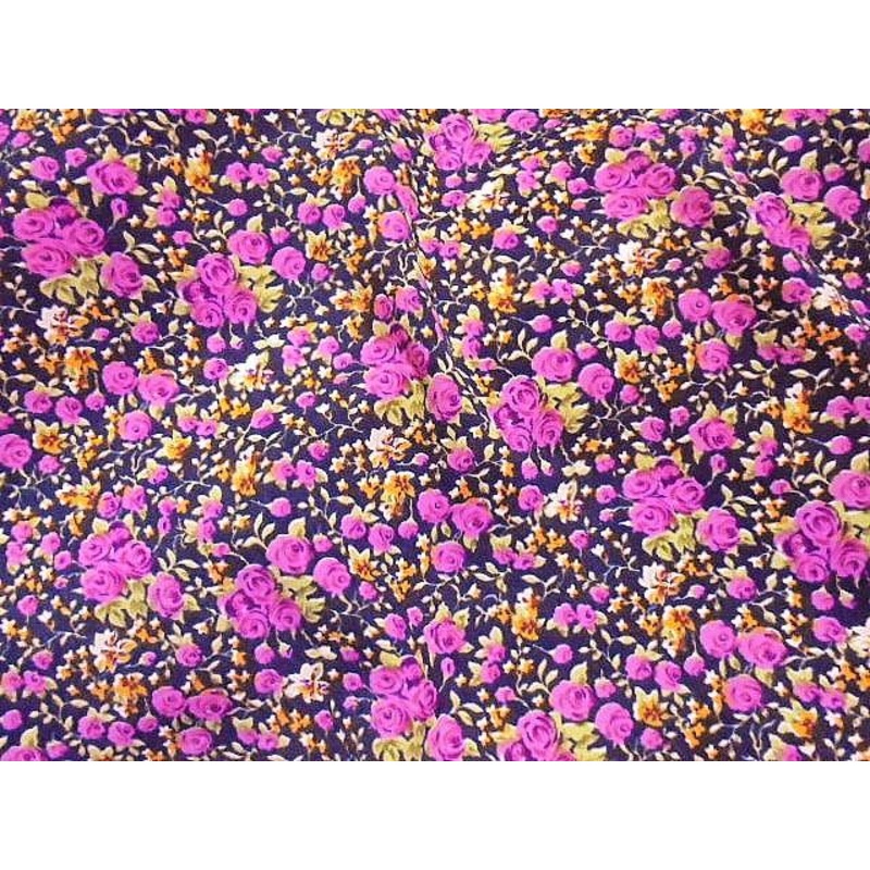 Rose Garden Pink – Printed Crepe Pink