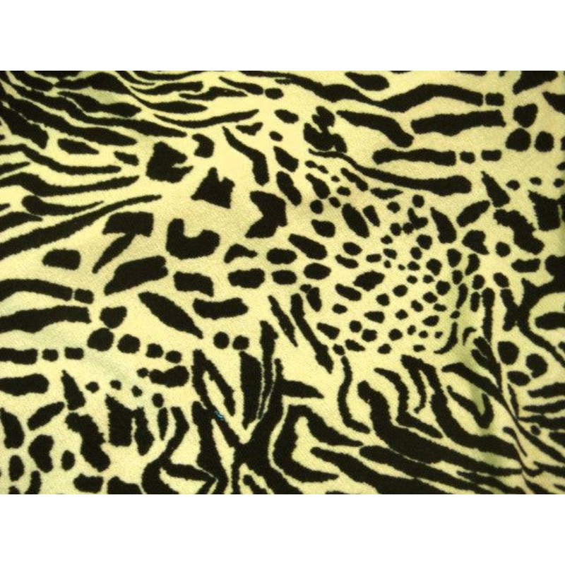 Tiger Print – Knitted Jersey Cream/Black