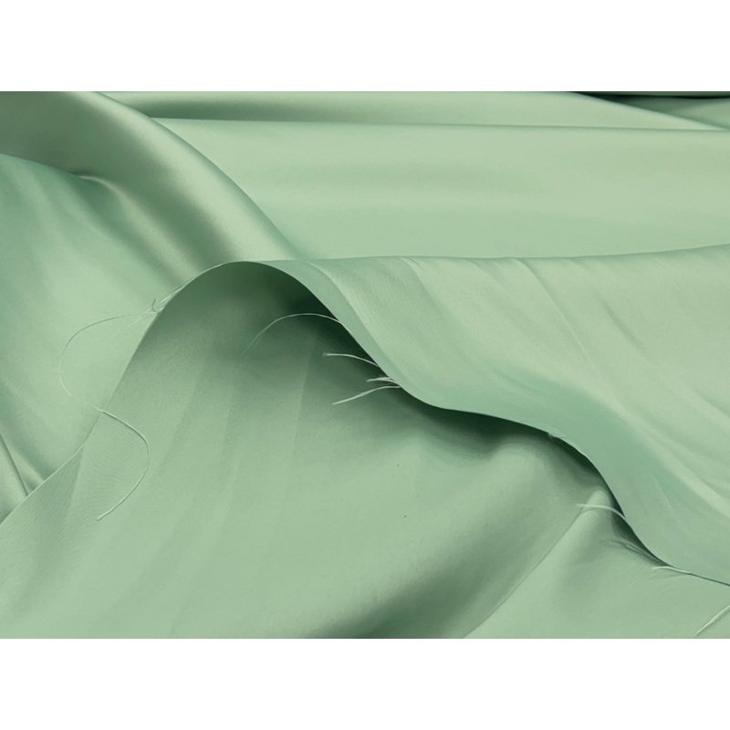Duchess Satin Fabric Pastel Green