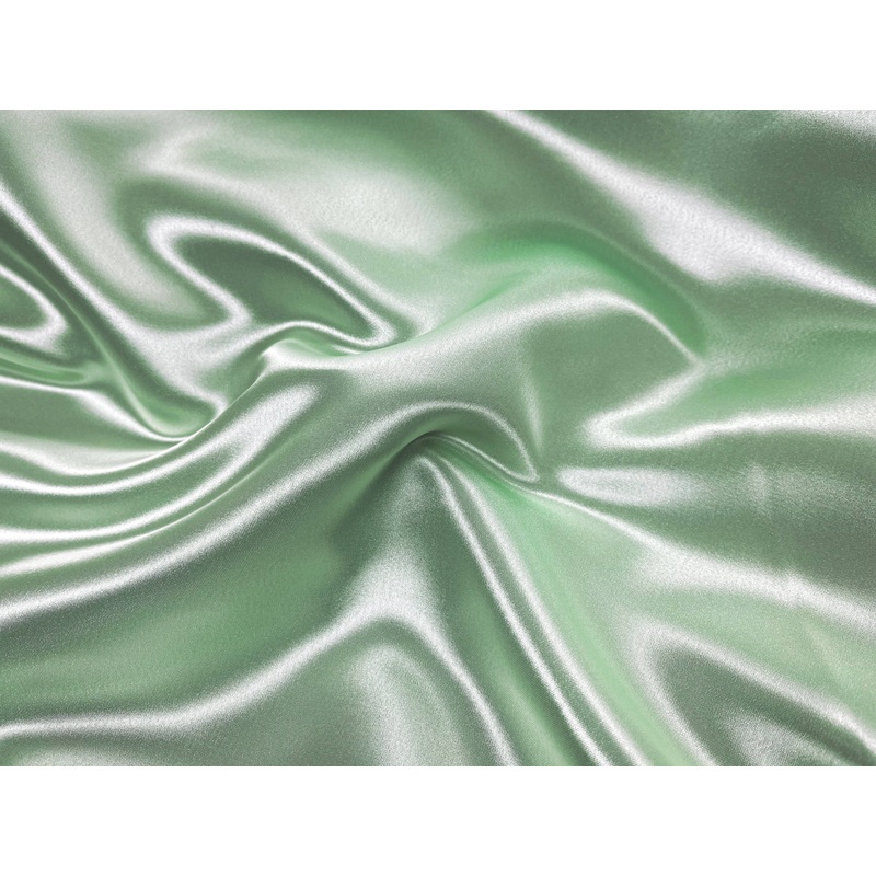 Metallic Cationic Satin Apple Green