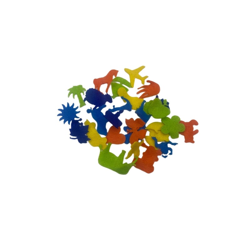Felt Motifs – Assorted Letters & Shapes Assorted
