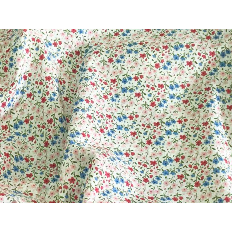 Floral Spring – Poly/Cotton Print Pink