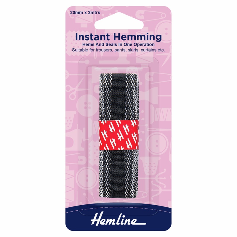 Instant Hemming Tape – 2m x 20mm Black