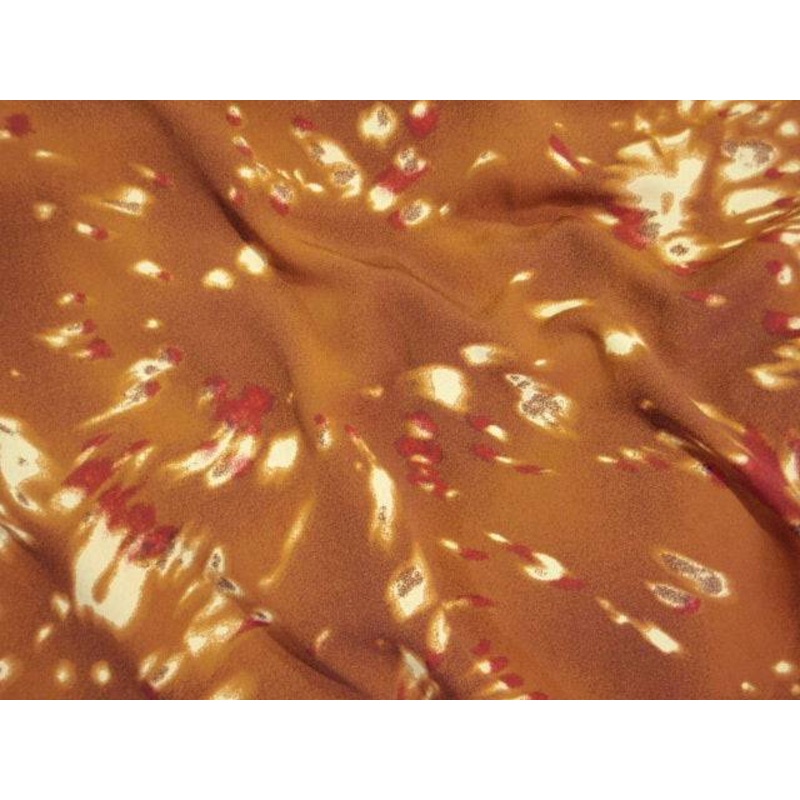 Rust Starburst Koshibo – Printed Crepe Rust