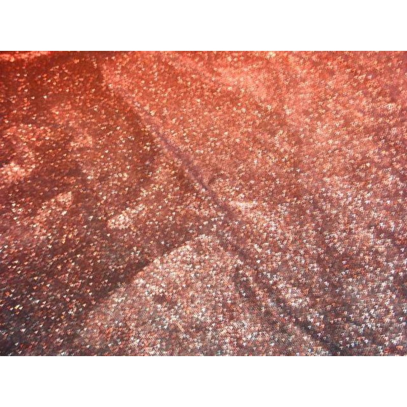 Ombre Shimmer Jersey Knit Black/Red