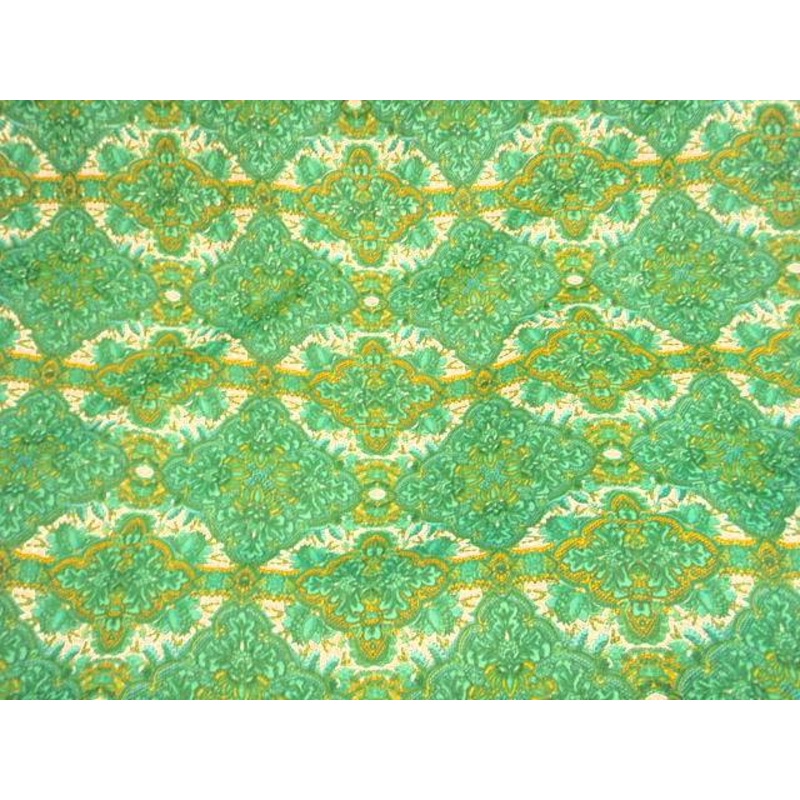 Geometric Forna – Santana Printed Crepe Green