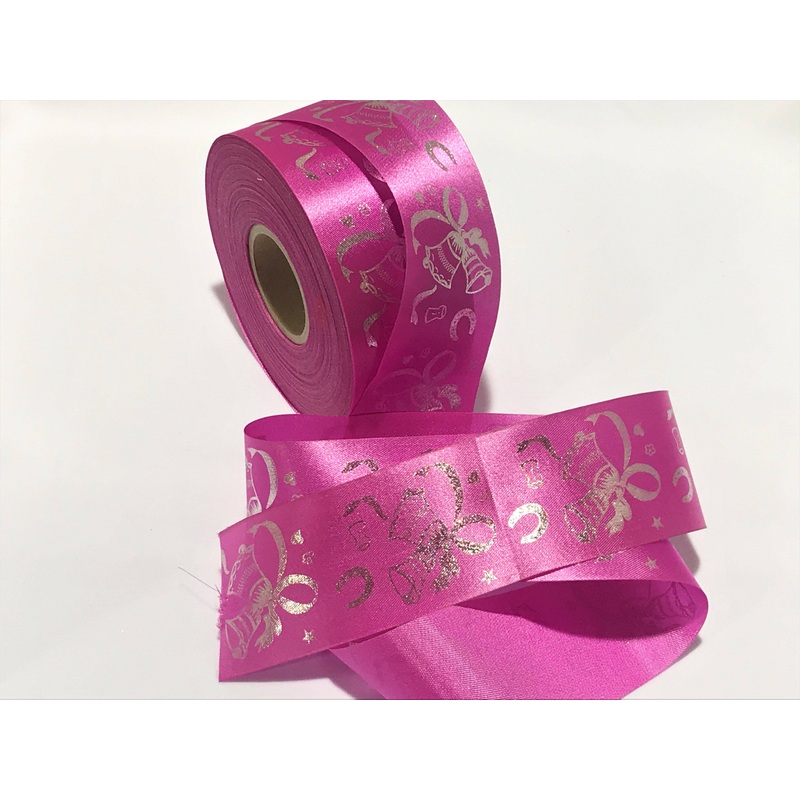 Wedding Bells – Decorative Satin Ribbon Cerise