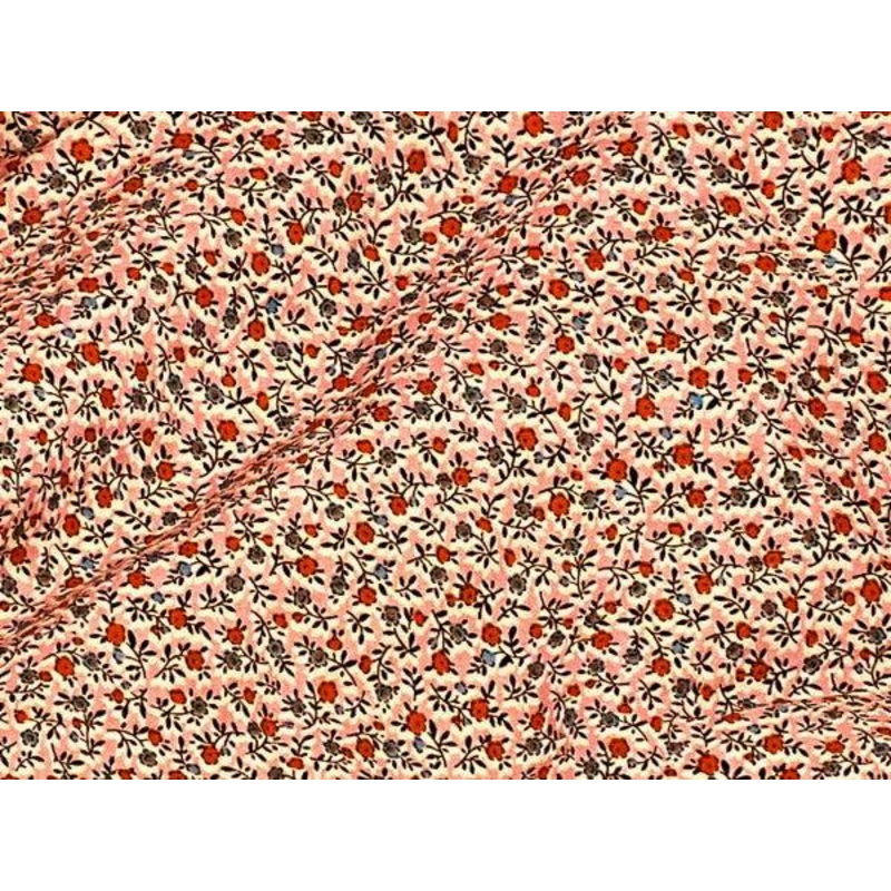 Pink Small Floral – 5.22 Mtrs Poly/Cotton (LAST CHANCE TO BUY) Pink