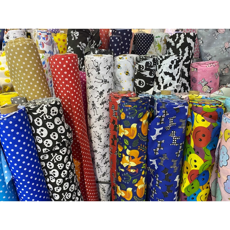 Remnants Bundle Bag – Polycotton  Prints Assorted Mixed