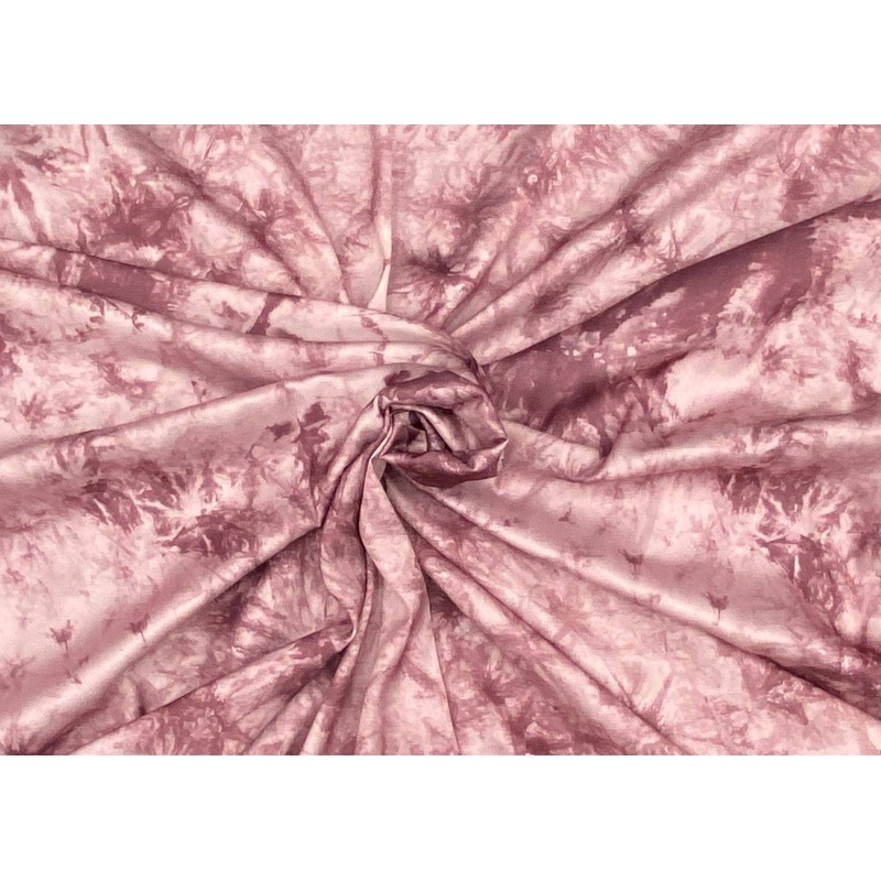 Tie-Dye Batik Explosion – CVC Fabric Pink