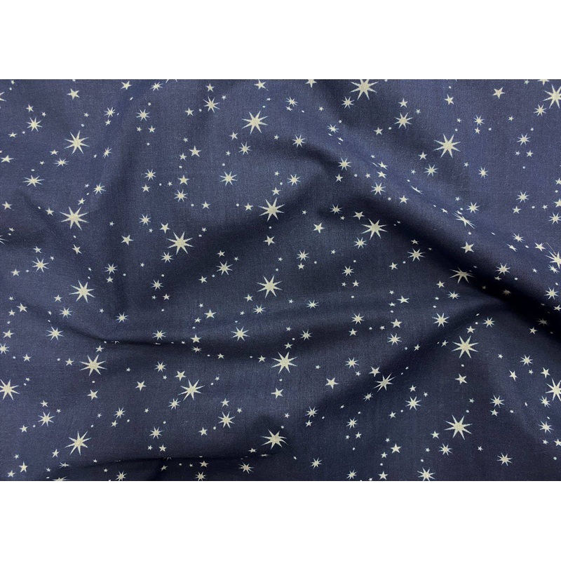 Bedtime Stars – Poly/Cotton Fabric Green