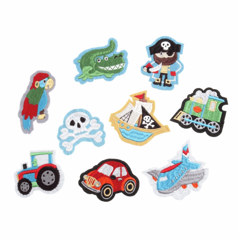 Felt Motifs – Assorted Blues Jet