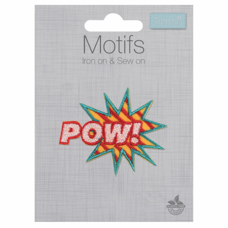 POW! – Iron -On & Sew-On Patch Pow