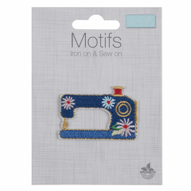 Sewing Machine  – Iron -On & Sew-On Patch Motifs S/Machine