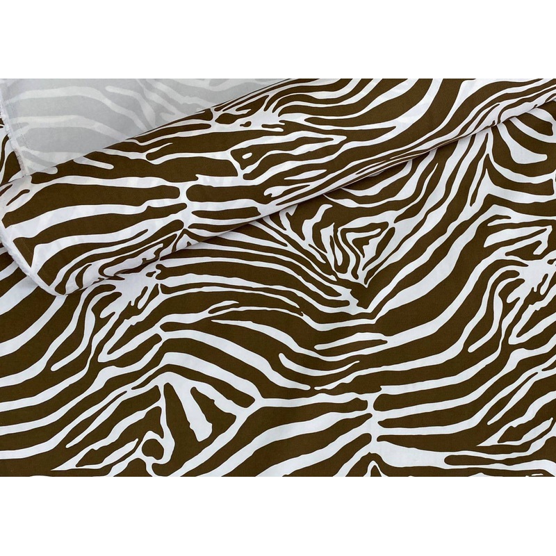 Zebra – Stretch Cotton Mustard