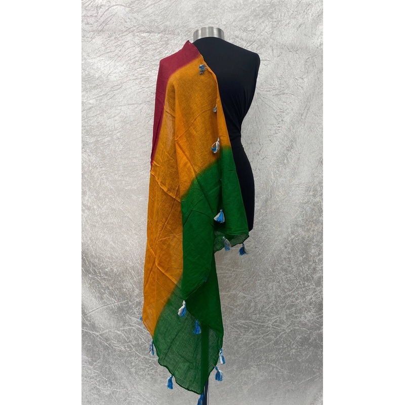 Block colours –  Ethnic Square Scarf Multi