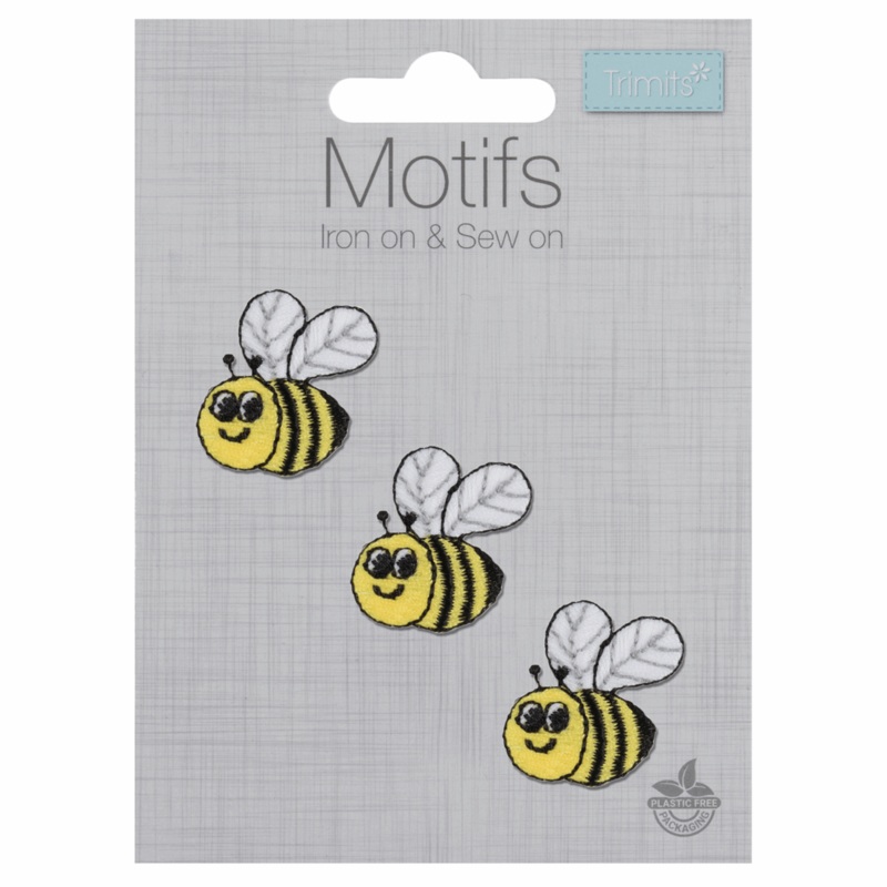 Busy Bees – Iron -On & Sew-On Patch Busy Bees