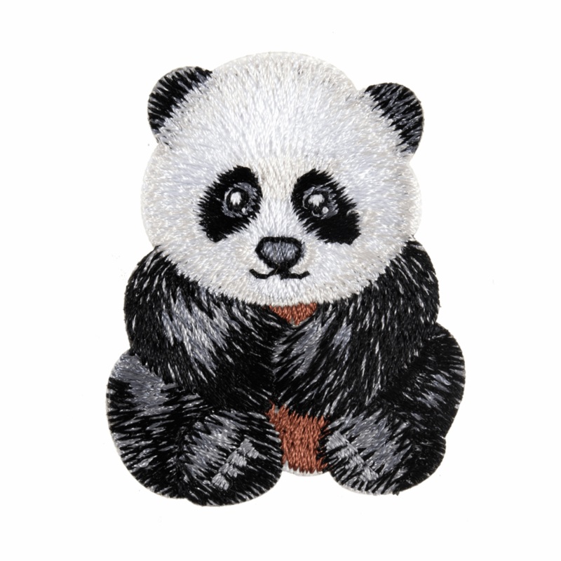 Cute Panda – Iron -On & Sew-On Motif Panda