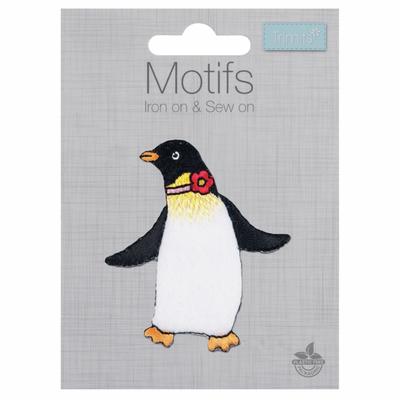 Dancing Penguin – Iron -On & Sew-On Patch Dancing Penguin