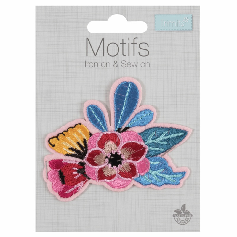 Flowers Bouquet- Iron -On & Sew-On Patch Flower Bouquet