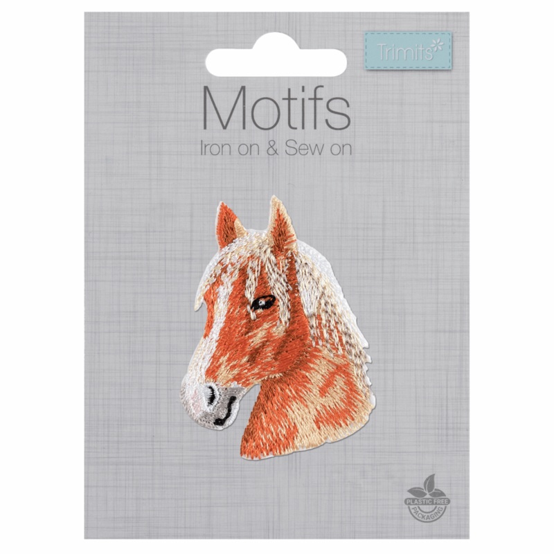Horse Head – Iron -On & Sew-On Patch Horse Head