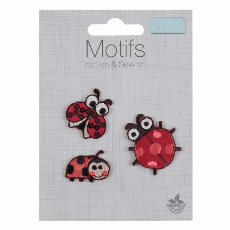 Ladybirds – Iron -On & Sew-On Patch Ladybirds
