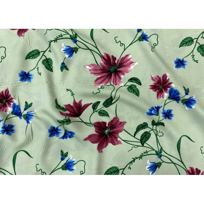 Magnificent Flower  – Clearance Printed Crepe Pink