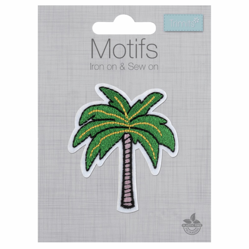 Palm Tree – Iron -On & Sew-On Patch Palm Tree