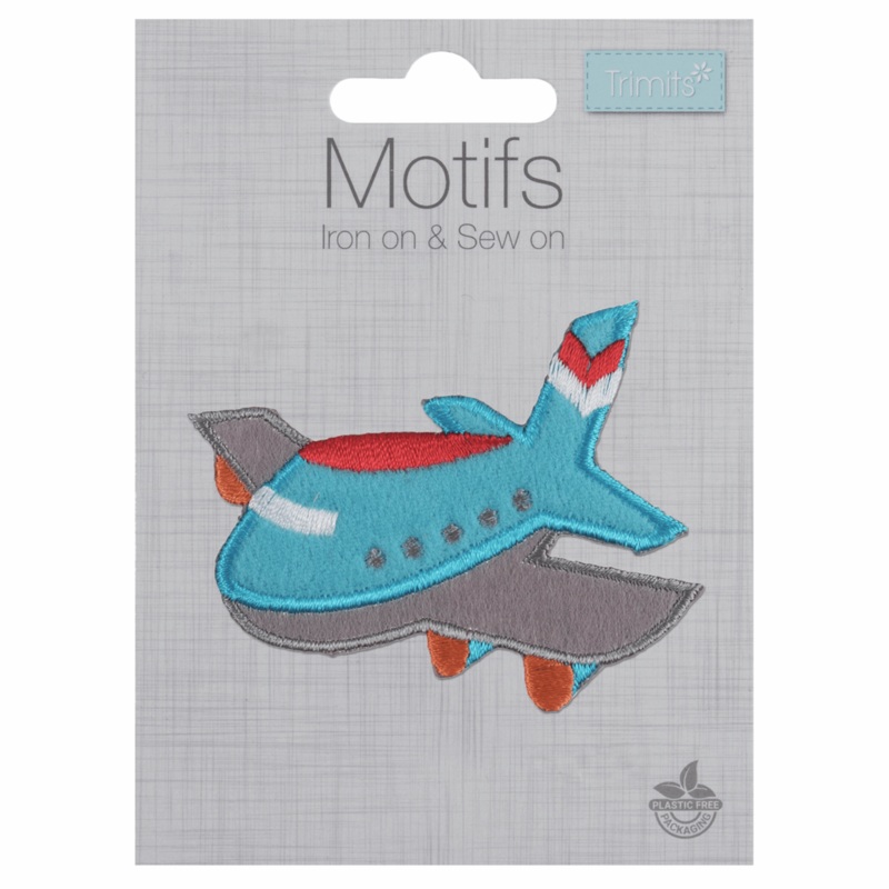 Plane – Iron -On & Sew-On Patch Plane