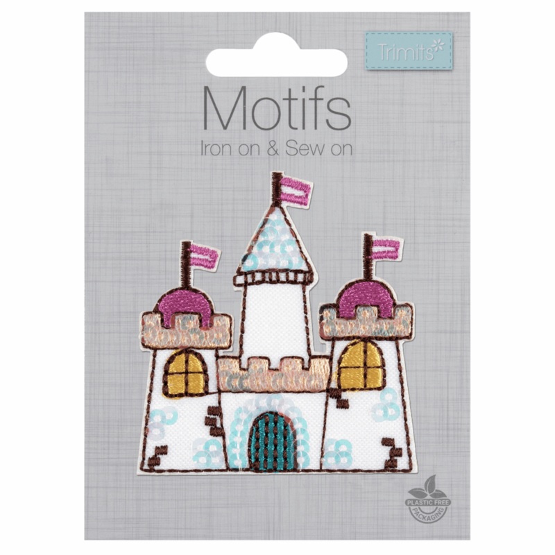 Princess Castle – Iron -On & Sew-On Patch Princess Castle