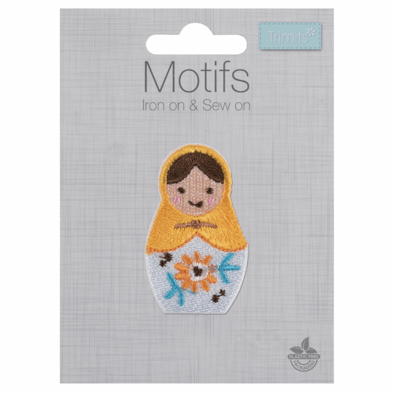 Russian Doll – Iron -On & Sew-On Patch Russian Doll