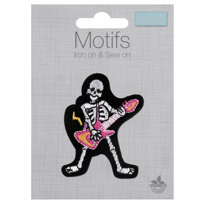 Skeleton  – Iron -On & Sew-On Patch Motifs Skeleton