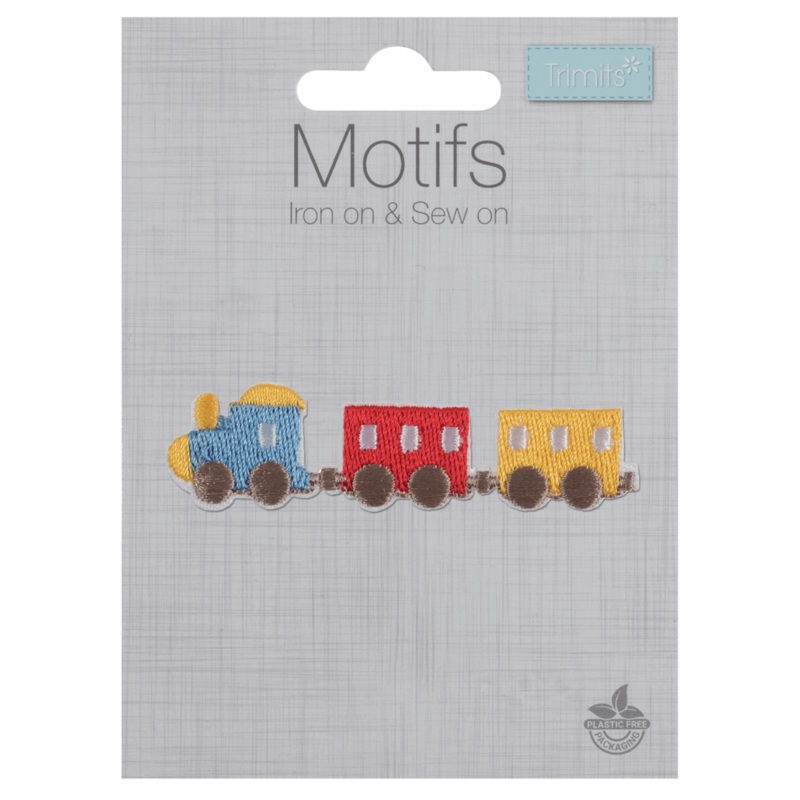 Train – Iron -On & Sew-On Patch Train
