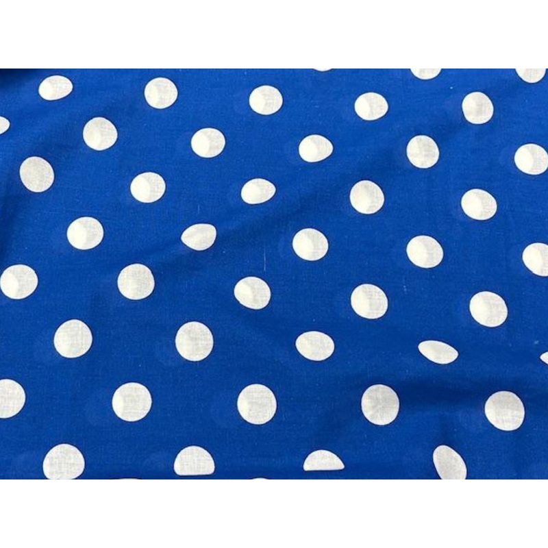 3 Metres for the Price of 2 –  Discount Fabric Bundle – Royal Polka (DEFECT)